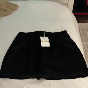 Show Me Your MuMu Black Mini Skirt